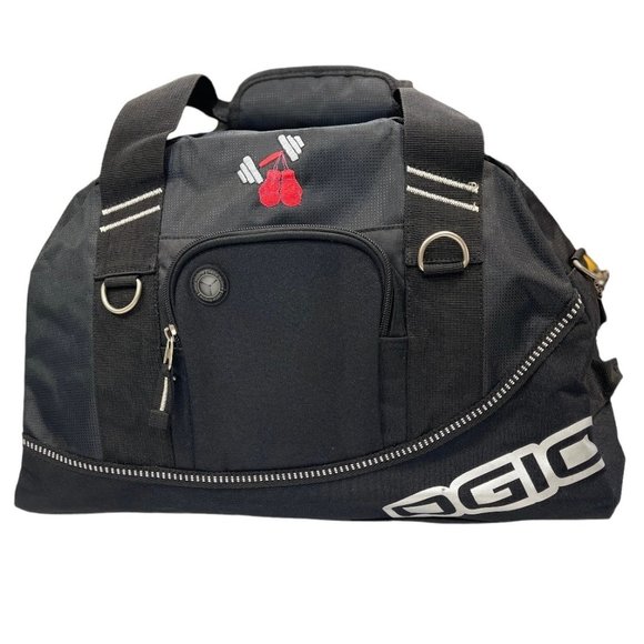 OGIO Bags Ogio Half Dome Black Duffel Gym Bag Knockout Workout Logo